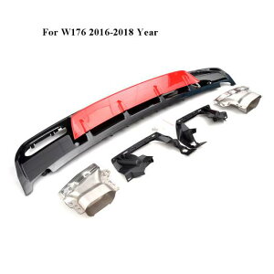 ԗpOp[c ABS fBt[U[ 4- GL][Xg `bv Kp: ZfX W176 2013-2018 IN X|[c GfBV ANX A180 A200 bhEubN AL-DD-8423 AL Exterior parts for cars