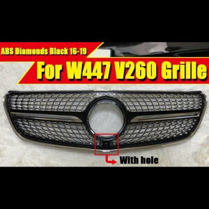 �ԗp�O���p�[�c �K�p: MB �����Z�f�X ���g���X ���B�g W447 2016-19 �t�����g �o���p�[ �O���b�h �O���� ABS ����u���b�N V260 V250 �A�h�I�� �X�^�C�� W/�J���� �^�C�v001 AL-EE-0355 AL Exterior parts for cars