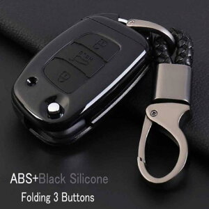 カーボンファイバー キーケース キー フォブ カバー キーチェーン 適用: ヒュンダイ クレタ I10 I30 HB20 エラントラ サンタフェ 2016 2017 2018 タイプ001〜タイプ006 AL-EE-3043 AL Car parts