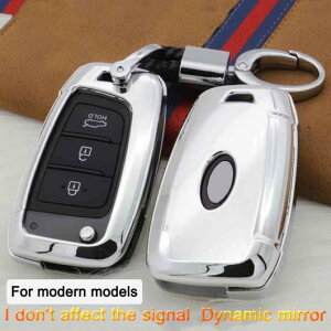 キーケース キー パッド シェル キーチェーン オート キー スタイリング 適用: ヒュンダイ エラントラ ソラリス 2016 2017 2018 タイプ001〜タイプ006 AL-EE-3055 AL Car parts