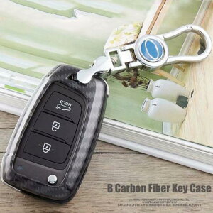 キーケース キー フォブ カバー キーチェーン 適用: ヒュンダイ ソラリス 2 エラントラ I30 I35 I40 ツーソン コナ 2015 2016 2017 2018 2019 タイプ001 AL-EE-3147 AL Car parts