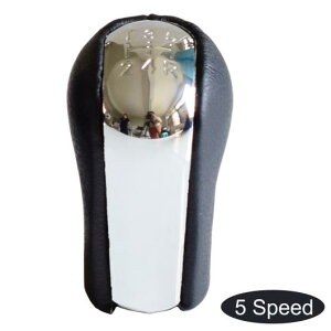 クローム 5/6速 マニュアル ギア シフト ノブ 防塵カバー 適用: トヨタ カローラ アイ ヴァーソ RAV4 ヤリス ヴィッツ 1992-2014 5速・ヘッド・6速・ヘッド AL-EE-3607 AL Car parts