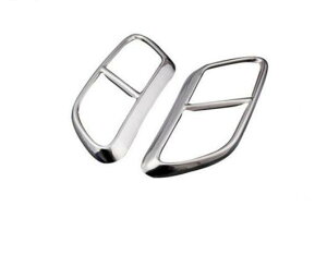 適用: ボルボ XC60 XC 60 2018 テール エンド パイプ エキゾースト マフラー チップ カバー トリム 装飾 ステンレス スチール AL-EE-6099 AL Exterior parts for cars