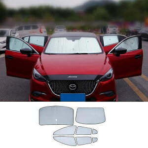 適用: MAZDA3 マツダ 3 アクセラ 2014-2017 ウインドウ サンシェード サン シェード カバー ボード ブロック 太陽 保護 8ピース AL-EE-6717 AL Exterior parts for cars
