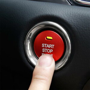 エンジン スタート ボタン リプレース カバー ストップ スイッチ アクセサリー キー 装飾 ユニバーサル 適用: マツダ 2 3 6 BM BN 6 GJ1 GL CX-4 CX-5 CX5 AL-EE-8906 AL Exterior parts for cars