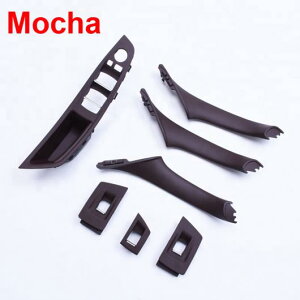 �E�n���h���� RHD �K�p: BMW 5�V���[�Y F10 F11 520 525 �C���e���A �h�A �n���h�� �C���i�[ �p�l�� �v�� �g���� �J�o�[ 7�s�[�X �N���[�� �J���[�`7�s�[�X �V�i���� �u���E�� AL-EE-8785 AL Interior parts for