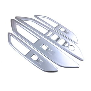 4�s�[�X �C���i�[ �E�C���h�E ���t�g ���M�����[�^�[ �h�A �p�l�� �A�[�����X�g �J�o�[ �g���� ABS �J�[�{���t�@�C�o�[ �K�p: �v�W���[ 3008 GT 2017 2018 LHD �^�C�v001 AL-FF-1415 AL Interior parts for cars