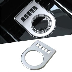 ABS リアシート カップホルダー カバー 装飾 ティーカップ ボックス スパンコール 適用: ジャガー XE XF L Fペース タイプ002 AL-FF-1608 AL Interior parts for cars