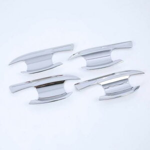 ABS クローム ドア ハンドル ボウル カバー 保護 トリム 適用: フォルクスワーゲン T-ROC TROC 2017 2018 2019 アクセサリー ドア ボウル AL-FF-1643 AL Exterior parts for cars