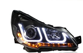 ヘッドライト 適用: スバル アウトバック 2010-2013 LED ヘッドランプ デイタイムランニングライト DRL バイキセノン HID 4300K～8000K 35W・55W AL-HH-0039 AL Car parts