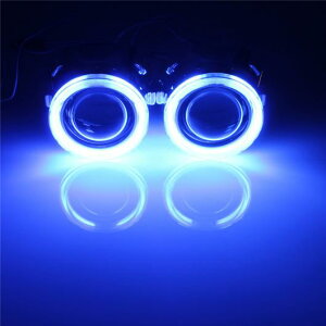2ピース 2.5 インチ ユニバーサル BI キセノン 適用: HID プロジェクター レンズ シルバー ブラック SHROUD H1 キセノン LED バルブ H4 H7 バイク ヘッドライト ホワイト〜ライトパープル AL-HH-1604 Car pa