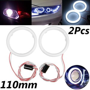 �y�A �h�� LED HALO �R�b�g�� ���C�g �G���W�F�� �A�C 60 70 80 90 100 110 120mm 12V 12W �w�b�h���C�g DRL �f�C�^�C�� �����j���O ���C�g 120mm�E110mm AL-HH-1871 Car parts