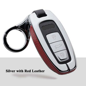 1�s�[�X ���� ���� ���U�[ �L�[ �P�[�X �J�o�[ �V�F�� �A�N�Z�T���[ �K�p: �A�E�f�B/AUDI A6 C8 A7 A8 2018 2019 2020 �V���o�[ �u���b�N�`�O���[ �u���[ AL-II-1166 AL Interior parts for cars