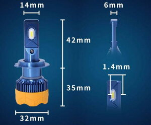 X|bgCg H4 H7 H11 H1 9005 9006 9012 H3 wbhCg LED ou obg X[p[ uCg ^[{ Cg LED v 9012`HB4(9006) AL-II-1600 AL Car parts