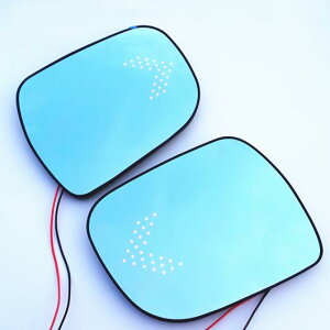 ブルー ウイング ミラー ガラス ヒーテッド アングル ワイド グレア プルーフ LED ターンシグナルランプ 適用: トヨタ プレヴィア エスティマ ACR50 2006-2014 AL-II-1688 AL Side mirror