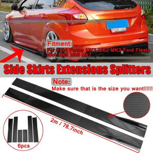 2M �J�[�{���� ���j�o�[�T�� �T�C�h �X�J�[�g �X�v���b�^ �G�N�X�e���V���� �K�p: �t�H�[�h/FORD �t�H�[�J�X MK1 MK2 MK3 �t�B�G�X�^ NK4 MK5 MK6 MK7 AL-II-4159 AL Exterior parts cars