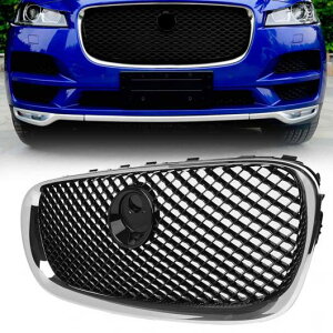N[ tg op[ O bV O Kp: WK[/JAGUAR X250 XF XFR XFRS 2008 2009 2010 2011 AL-JJ-0097 AL Front radiator grill