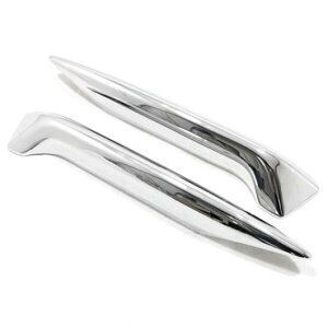 適用: 日産 キャシュカイ J11 2018-19 フロント フォグライト ランプ アイブロー カバー トリム タイプ001 AL-JJ-2961 AL Exterior parts for cars