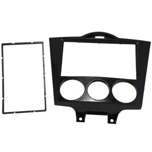 2DIN ���W�I �K�p: �}�c�_ RX8 RX-8 �t���[�� ���W�I CD DVD �X�e���I O �p�l�� �}�E���g �C���X�g�[�� �_�b�V�� �L�b�g �t�F�C�X �v���[�g �u���b�N AL-JJ-6007 AL Interior parts for cars
