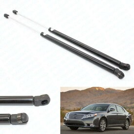 2ピース ボンネット フード オート ガススプリング リフト サポート 適用: トヨタ アヴァロン セダン 2005-2008 2009 2010 2011 2012 25.98 インチ ノーマル ブラック AL-JJ-8881 Car parts