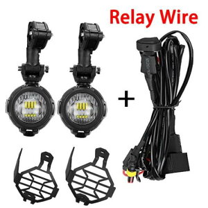 �⏕ �t�H�O���C�g 40W LED �A�Z���u�� �R���{ �I�[�g�o�C �K�p: BMW R1200GS ADV F800GS R1100GS ���[�^�[�o�C�N �Z�[�t�e�B�[ �h���C�r���O �����v 1�Z�b�g �I�[�� AL-KK-2510 2�� AL Motorcycle parts