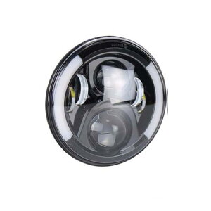 LED ヘッド ライト 7 LED ヘッドライト オートバイ モトバイク 883 プロジェクター ヘッドランプ 適用: バイク ブラック H4 H13・クローム H4 H13 AL-KK-2535 AL Car parts