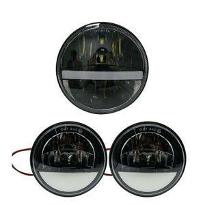 7�C���` 883 LED �w�b�h���C�g �}�b�`���O �p�b�V���O �����v �t�H�O���C�g/�A�_�v�^ �����O �u���P�b�g �K�p: �I�[�g�o�C 3�s�[�X�Z�b�g �N���[���E�N���[�� �u���P�b�g AL-KK-2556 2�� AL Motorcycle 