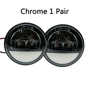 7インチ 883 LED ヘッドライト マッチング パッシング ランプ フォグライト/アダプタ リング ブラケット 適用: 2ピース フォグライト クローム・2ピース フォグライト ブラック AL-KK-2556 2輪 AL Mot