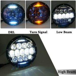 7 LED wbhCg 883 Lbg DRL 12V 130W LED v Kp: It [h Kp: W[v/JEEP O[ JK TJ [_/LADA 4X4 A[o j[@ n}[/HUMMER AL-KK-2643 AL Car parts