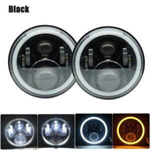 7�C���` ���E���h LED �w�b�h���C�g �A���O�� �A�C �w�b�h�����v �K�p: ���[�_/LADA �j�[���@ 4X4 �X�Y�L �T�����C �n�}�[/HUMMER H1H2 �v���W�F�N�V���� 2�s�[�X 60W �u���b�N AL-KK-2823 AL Car parts
