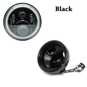 7�C���` LED �w�b�h���C�g 6000K H4 H13 60W �K�p: ������ �I�[�g�o�C �n�C ���[ �r�[�� ���E���h �v���W�F�N�^�[ �w�b�h���C�g �A���O�� �A�C 1�Z�b�g �u���b�N AL-KK-2830 2�� AL Motorcycle parts