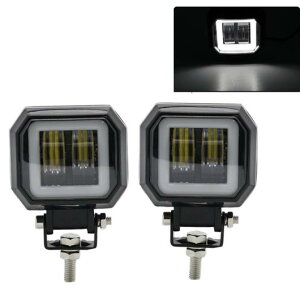 3�C���` 20W LED ���[�N ���C�g �h�� �X�N�G�A �G���W�F���A�C ���C�g �h���C�r���O PODS �I�t���[�h �{�[�g LED �o�[ 2�s�[�X �z���C�g �z���C�g�E2�s�[�X �z���C�g �u���[ AL-KK-2840 AL Car parts