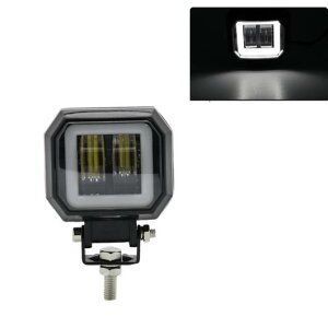 3�C���` 20W 12V24V LED ���[�N ���C�g �h�� �X�N�G�A �G���W�F���A�C �h���C�r���O PODS �I�t���[�h �{�[�g LED �o�[ ���C�g ATV 6500K 1�s�[�X �z���C�g�`1X���b�h AL-KK-2844 AL Car parts