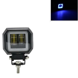 3�C���` 20W 12V24V LED ���[�N ���C�g �h�� �X�N�G�A �G���W�F���A�C �h���C�r���O PODS �I�t���[�h �{�[�g LED �o�[ ���C�g ATV 6500K 1�s�[�X �z���C�g�`1X���b�h AL-KK-2844 AL Car parts