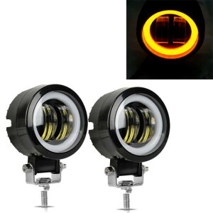 3C` 20W 12V24V LED [N Cg h XNGA GWFAC hCrO PODS It[h {[g LED o[ Cg ATV 6500K 2s[X zCg`2s[X bh AL-KK-2844 AL Car parts