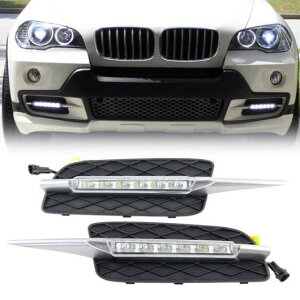 DRL Kp: BMW X5 E70 2007 2008 2009 2010 fC^C jO Cg fCCg LED tHO wbh v Jo[ AL-KK-3827 AL Car parts