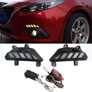 _Ci~bN ^[VOiCg  X^C [ 12V LED DRL fC^C jO Cg Kp: MAZDA3 ANZ 2014 2015 2016 AL-KK-3878 AL Car parts