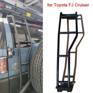 リア ラダー テールゲート ラダー キット 金属 階段 適用: トヨタ FJ クルーザー リア ドア ラダー 保護 フレームワーク 保護 フレーム AL-KK-4790 AL Exterior parts for cars