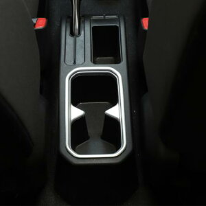 1ピース インテリア ステッカー ABS フロント カップホルダー パネル トリム フレーム 適用: スズキ ジムニー 2019 アクセサリー シルバー AL-KK-6547 AL Car decorative parts