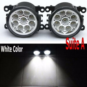 2�s�[�X 9LED �t�H�O���C�g �����v �K�p: �t�H�[�h/FORD �t�@���R�� XR8 XR6 G6E 2014 2015 2016 2017 2018 H11 12V �n���Q�� �t�H�O���C�g DRL �^�C�vA AL-KK-6642 AL Light lamp car