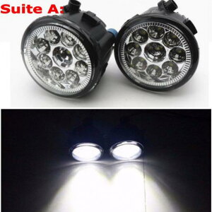 �K�p: �C���t�B�j�e�B/INFINITI FX45 2006-2008 FX50 QX70 2014-2017 9LED �t�H�O���C�g H11 H8 12V 55W �n���Q�� LED �t�H�O �w�b�h �����v �^�C�vA AL-KK-7434 AL Light lamp for car