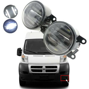 Kp: _bW/DODGE v}X^[ 1500 2500 3500 2in1 18W LED tHOCg zCg JbgCY DRL zCg LED tHO AL-KK-8326 AL Car light