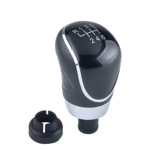 5速 6 ギア シフト ノブ マニュアル 適用: フォード/FORD フォーカス 2 MK2 FL MK3 MK4 MK7 モンデオ ギャラクシー フィエスタ 5ギア ブラック〜6ギア シルバー AL-LL-0900 AL Interior parts cars