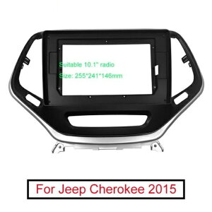オーディオ 2DIN フレーム アダプタ 適用: ジープ/JEEP チェロキー/CHEROKEE 10.1 ビッグ スクリーン DVD プレーヤー ダッシュ フィッティング パネル フレーム キット AL-LL-6183 AL Interior parts for cars