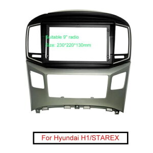 I[fBI 2DIN 9 rbO XN[ t[ A_v^ Kp: q_C//HYUNDAI H1/X^bNX DVD v[[ _bV tBbeBO pl t[ Lbg AL-LL-6275 AL Interior parts for