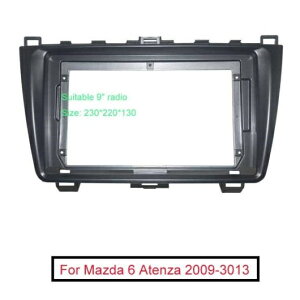 �I�[�f�B�I �t���[�� �A�_�v�^ �K�p: MAZDA6/�A�e���U 9 �r�b�O �X�N���[�� 2DIN �_�b�V�� �t�B�b�e�B���O �p�l�� �t���[�� �L�b�g AL-LL-6318 AL Interior parts for cars