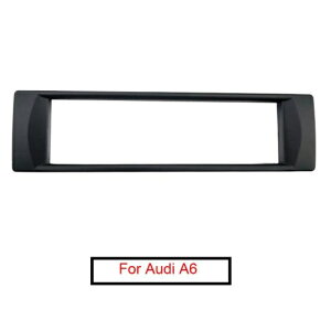 1DIN �X�e���I ���W�I �t���[�� �K�p: �A�E�f�B/AUDI A6 CD/DVD �p�l�� �_�b�V�� �}�E���g �g���� �x�[�� �L�b�g AL-LL-6452 AL Interior parts for cars