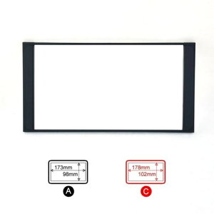 WI XeI 2DIN pl t[ g CXg[ }Eg Lbg Kp: g^ J/vBA/BIX/J[ A 173×98mmEC 178×102mm AL-LL-6558 AL Interior parts for cars