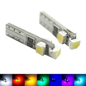 50�s�[�X T5 74 17 0.5W 1210 3SMD 3528 3LED CAN-BUS �G���[ LED ���C�g �o���u DC12V �z���C�g�`�N���X�^���u���[ AL-LL-6865 AL Car parts