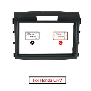 DVD �t���[�� �p�l�� �_�b�V�� �L�b�g ���W�I �t���[�� �I�[�f�B�I �t���[�� �K�p: �z���_ CRV 2DIN 12-15 A 173×98mm�EC 178×102mm AL-LL-6999 AL Interior parts for cars